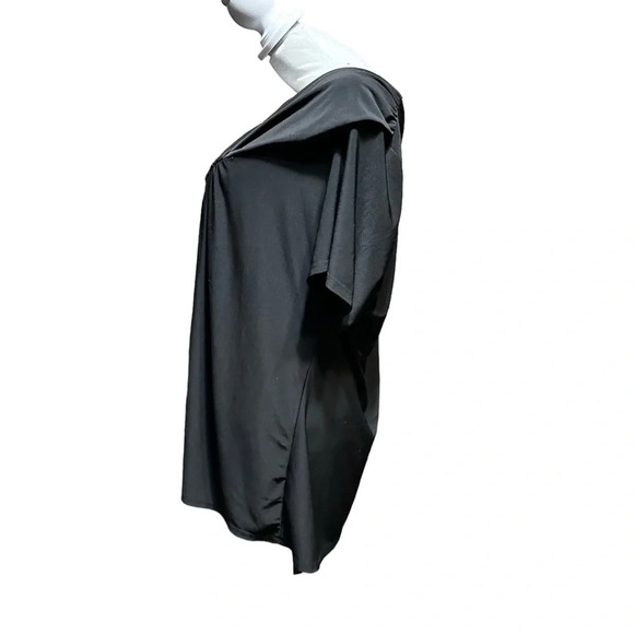 Cato Women 18/20W black v-neck blouse - Picture 3 of 5